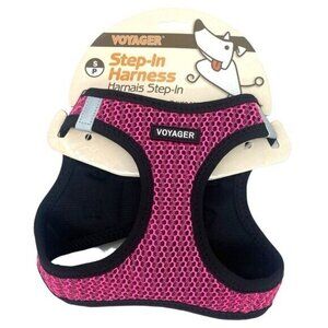Voyager Step-in Pink Dog Harness NWT